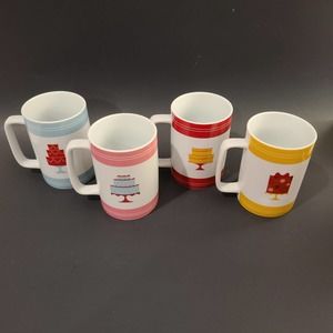 Set of 4 Cake Boss Cake Mugs
